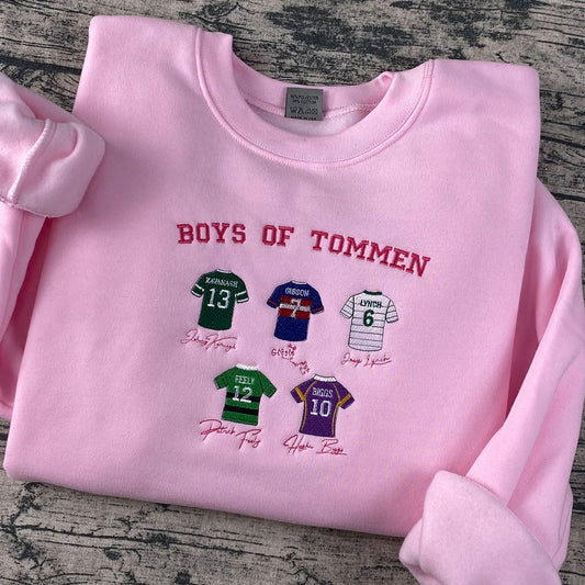 Boys of Tommen Embroidered Sweatshirt – Chloe Walsh Book Merch – Binding 13 & Keeping 13 Hoodie