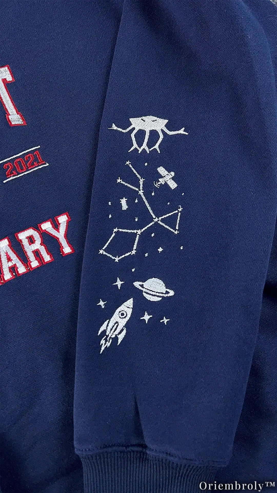 Hail Mary Rocky Sci-Fi Hoodie - Embroidered Mission Patch
