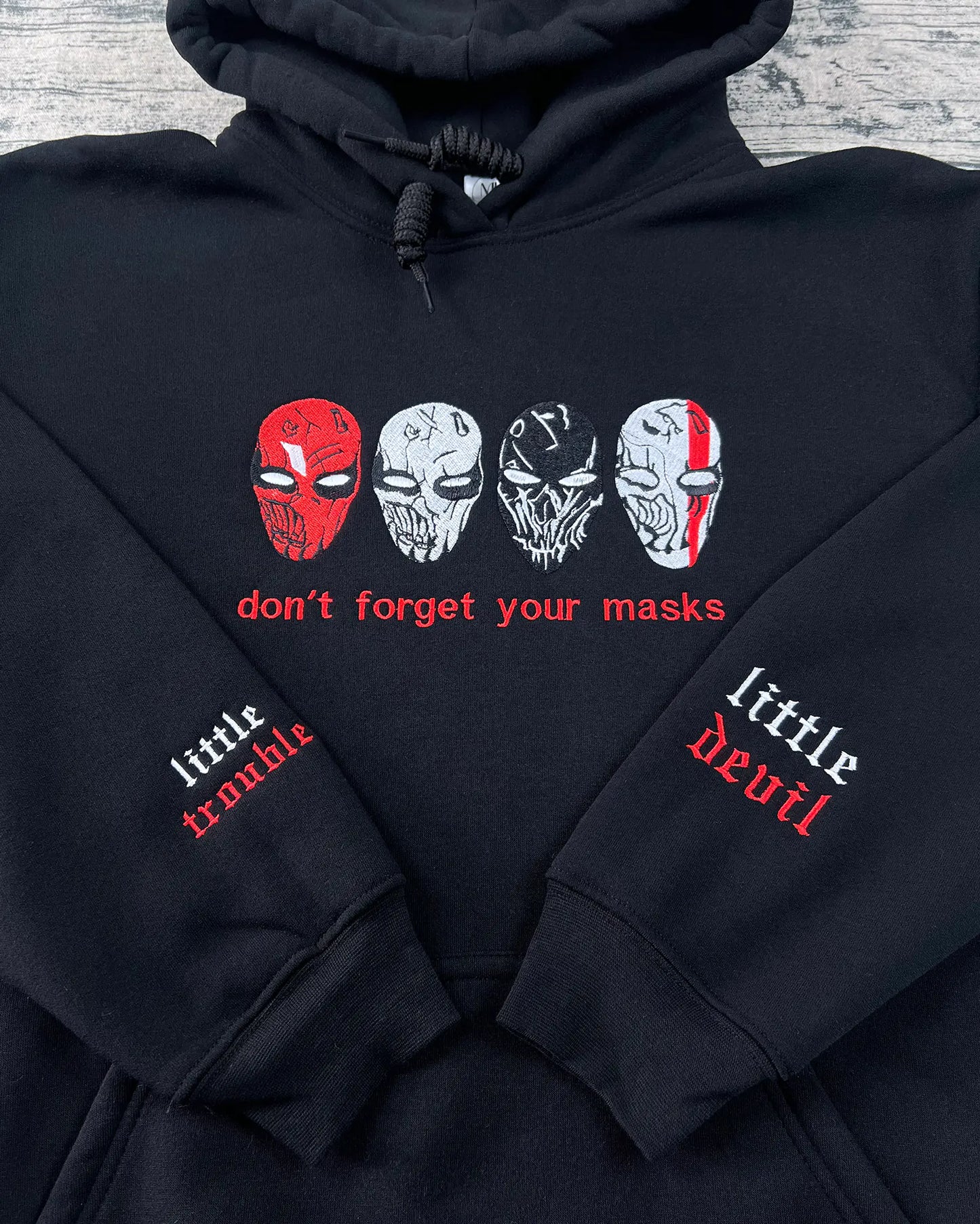 Devil's Night Four Horseman Embroidered Sweatshirt | Will Grayson Sweatshirt | Devil's Night by Penelope Douglas