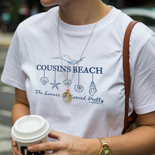 Cousins Beach Summer Print Tee