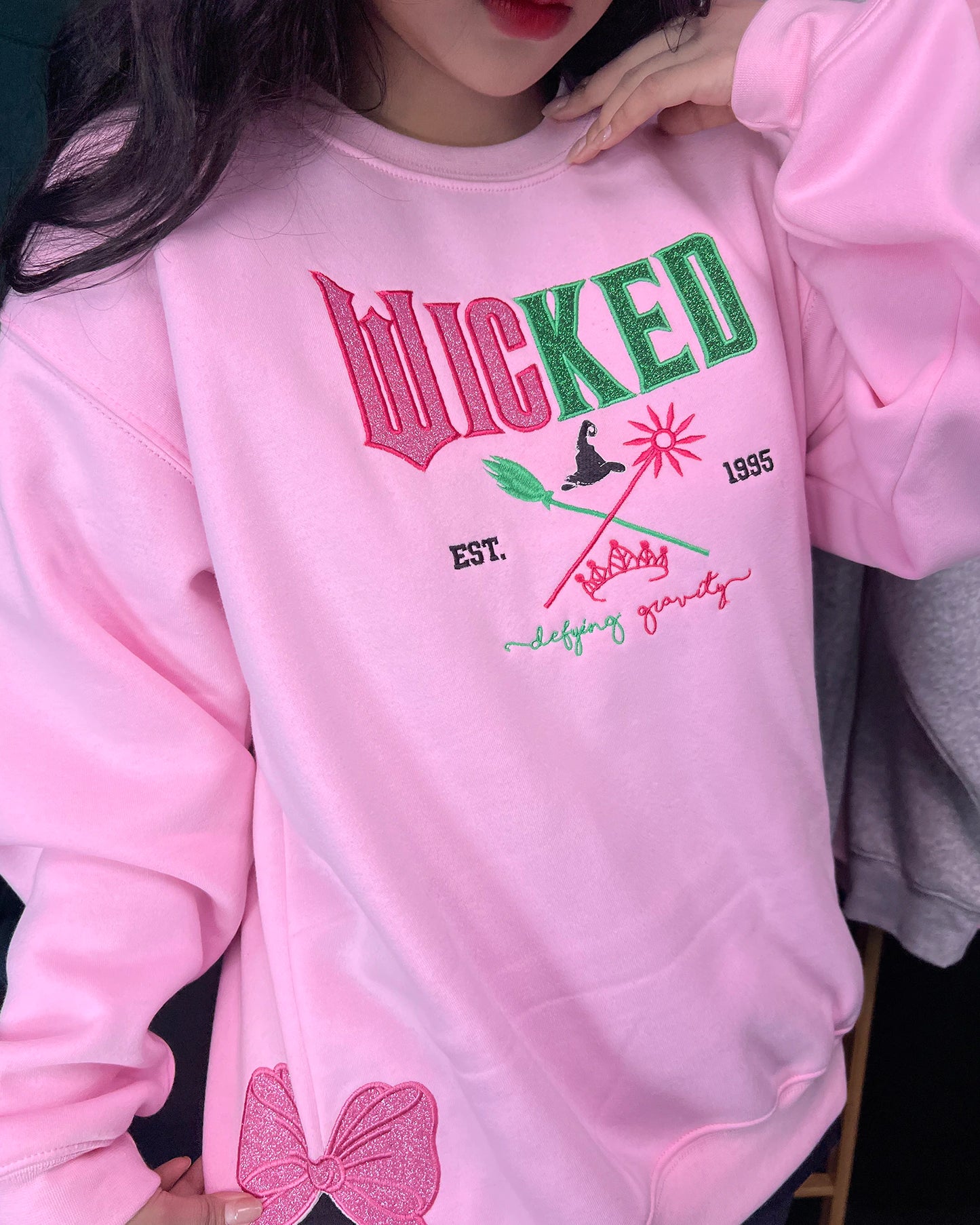 Wicked “Defy Gravity” Embroidered Sweatshirt