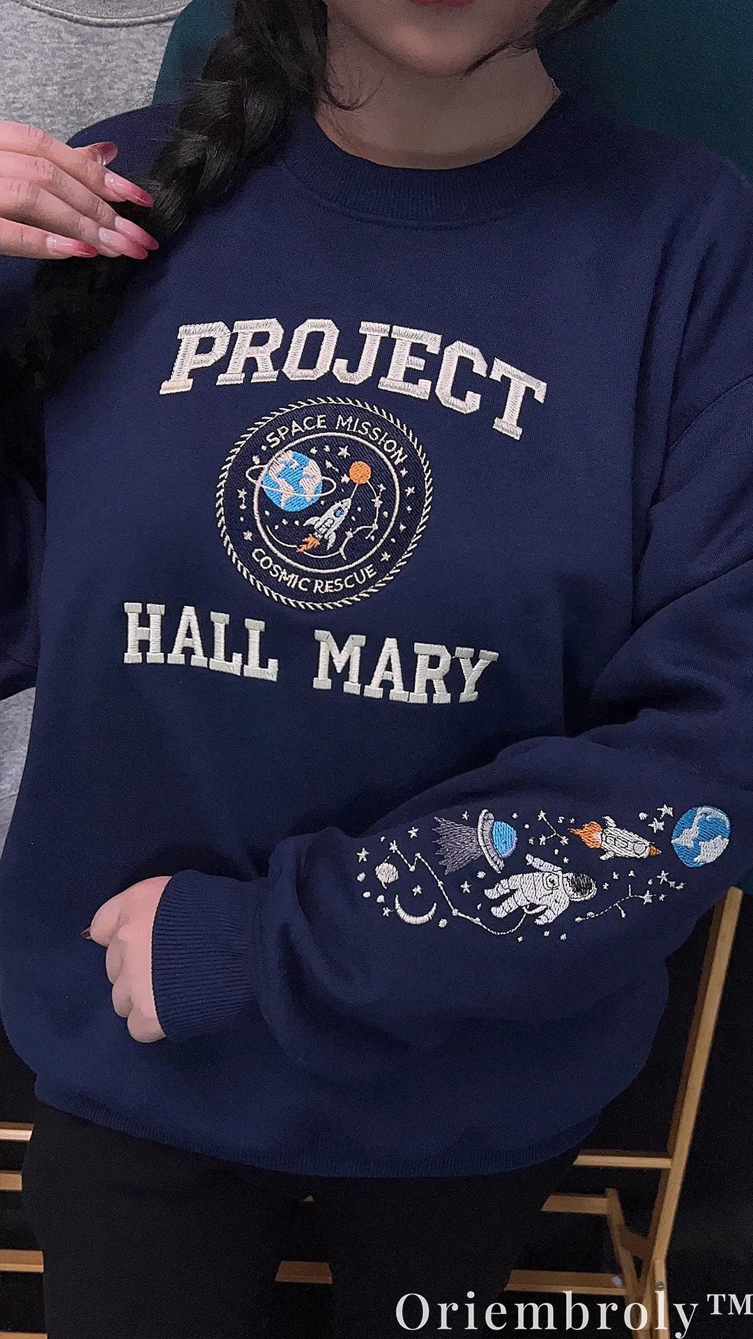 Project Hail Mary Embroidered Sweatshirt