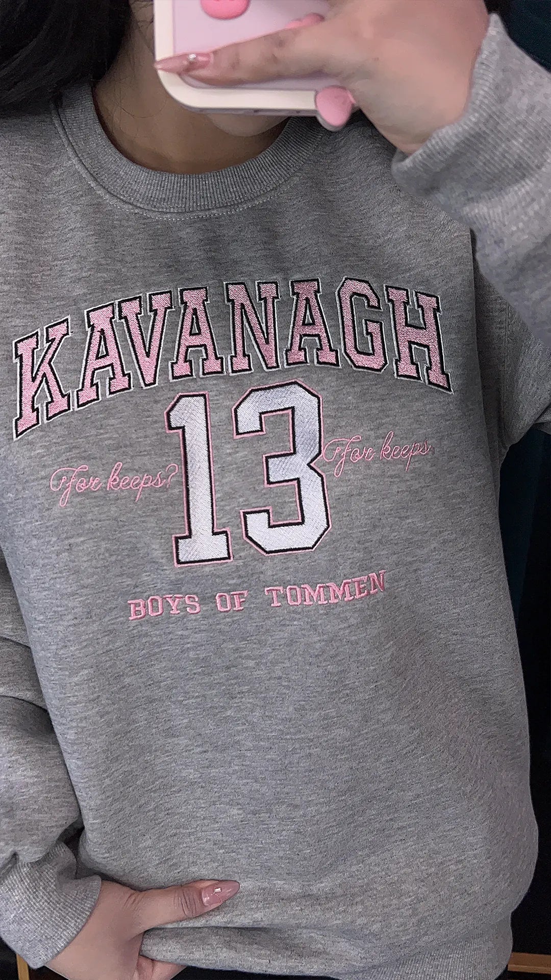 Kavanagh Embroidered Sweatshirt – Boy of Tommen Inspired