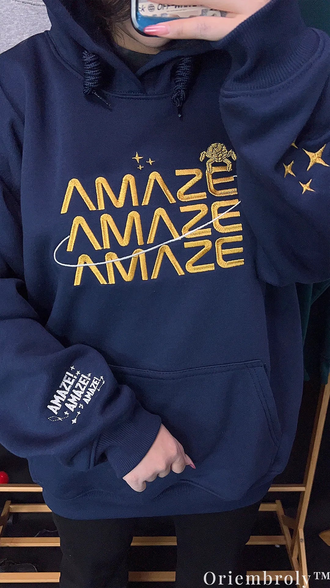 Project Hail Mary AMAZE Rocky Hoodie – Sci-Fi Embroidered Space Sweatshirt