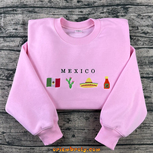 Embroidered Mexico Sweatshirt