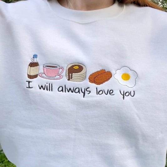 Keep Driving Embroidered Sweatshirt - Oriembroly LLC