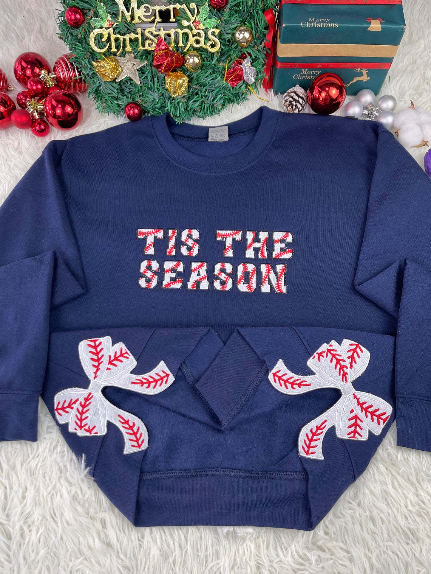 Side Bow Custom Embroidered Sweatshirt / Hoodie - Hot Trend