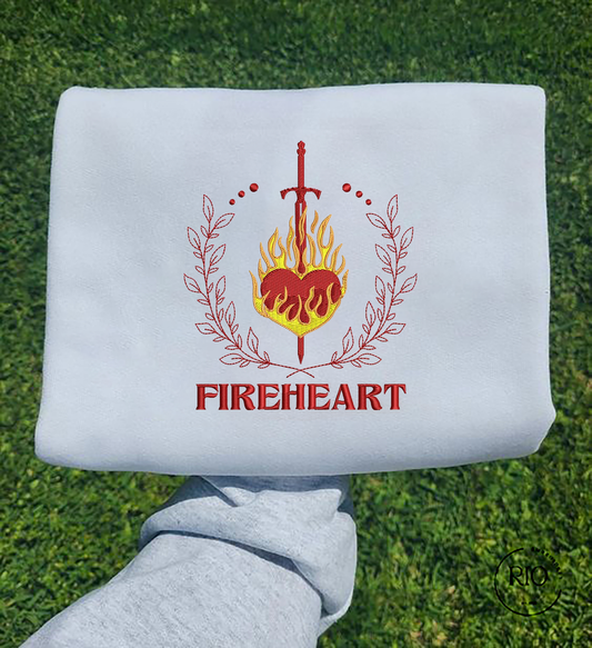 Throne Of Glass Fireheart Embroidered Sweatshirt