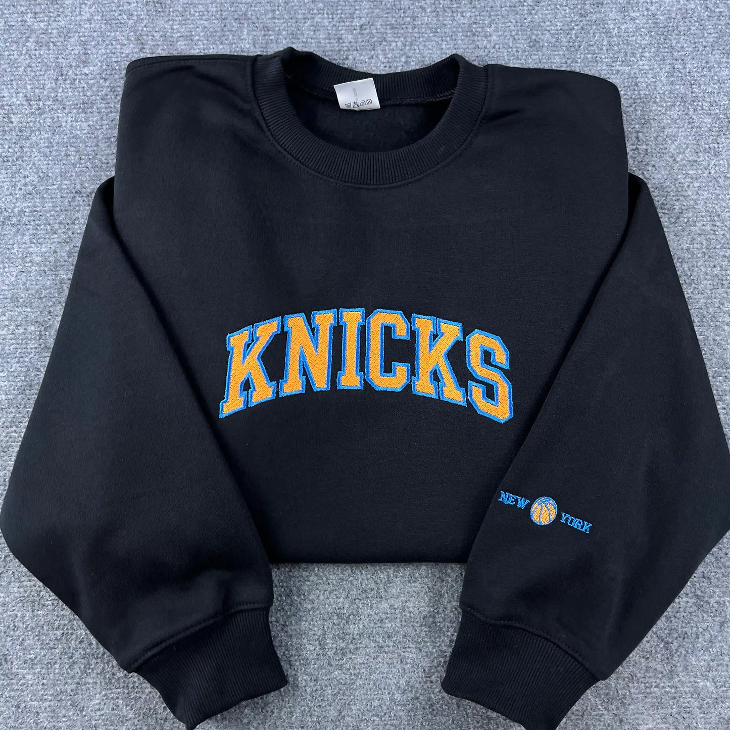 New York Basketball Hoodie | Embroidered Fleece Varsity Hoodie
