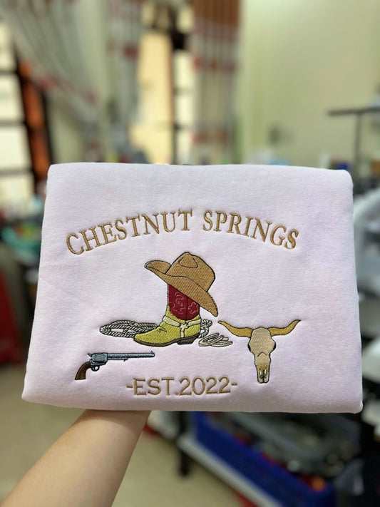Chestnut Springs Series Sweatshirt, Licensed Elsie Silver Merch
