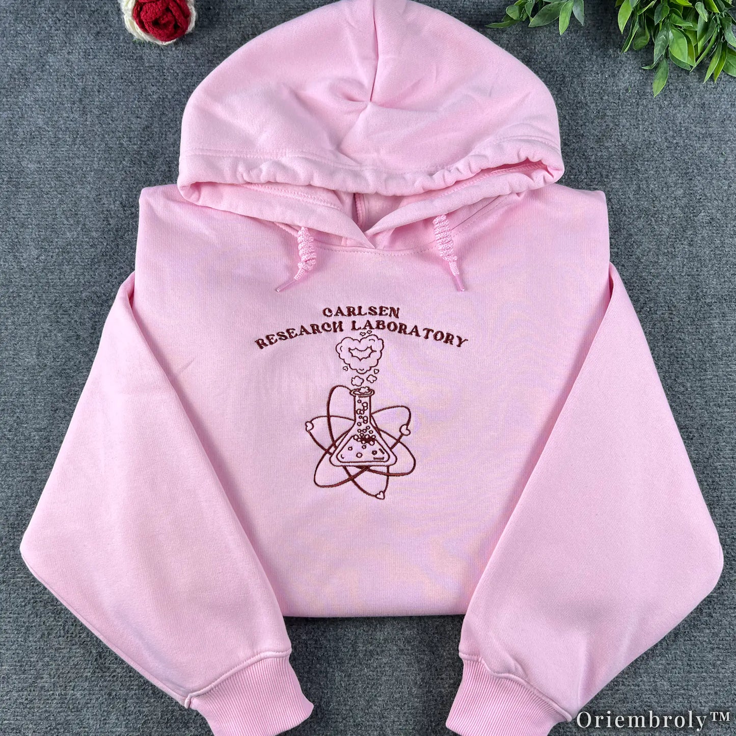 Research Laboratory Embroidered Hoodie | STEM Academia Fleece Hoodie for Science Lovers