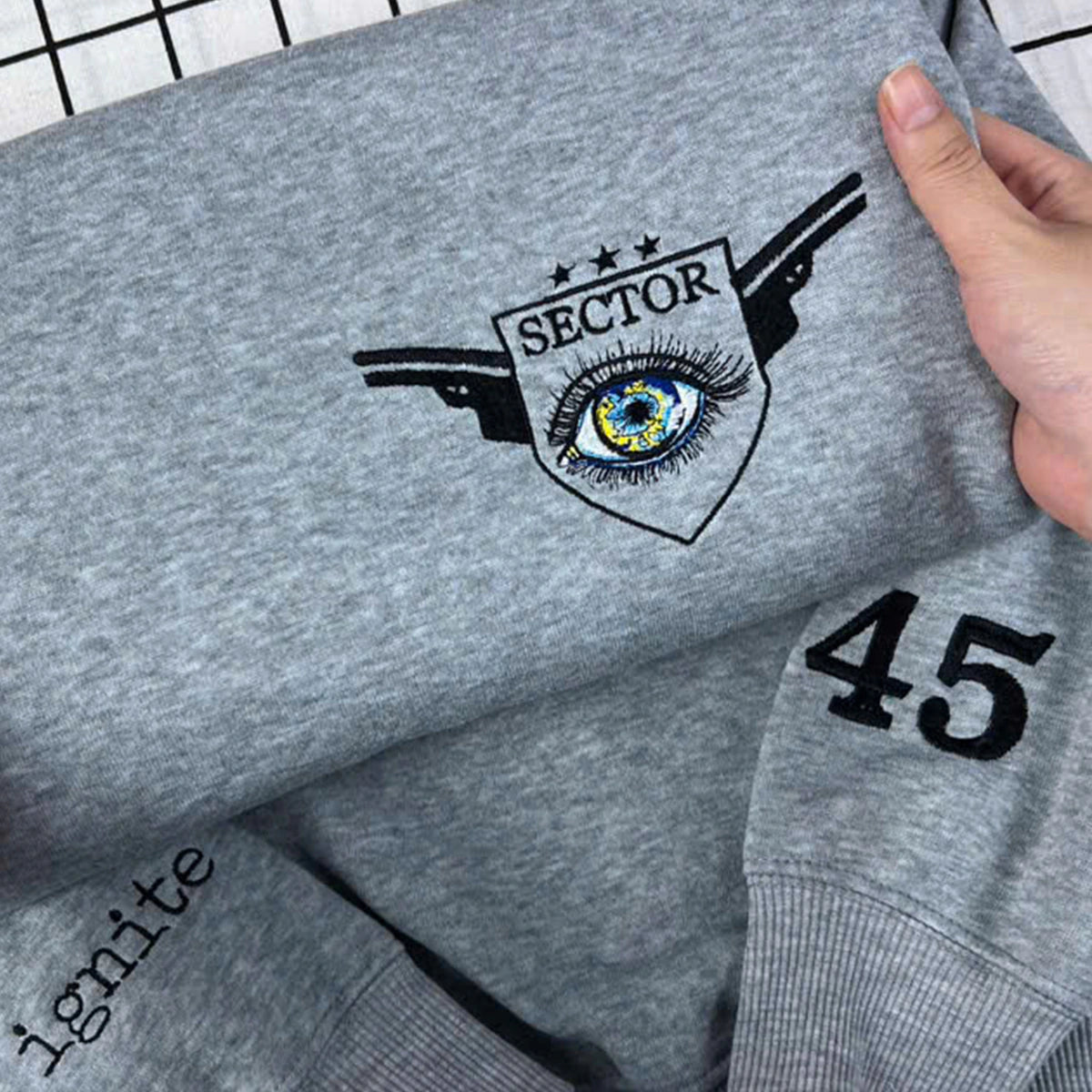 Aaron Warner bookish merch hoodie inspired by Shatter Me series and BookTok fashion.