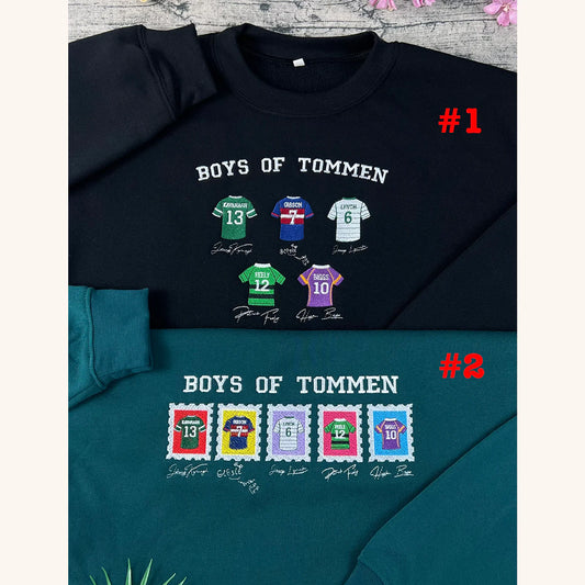 Boys of Tommen Embroidered Sweatshirt – Keeping 13, Binding 13, Redeeming 6 Bookish Crewneck