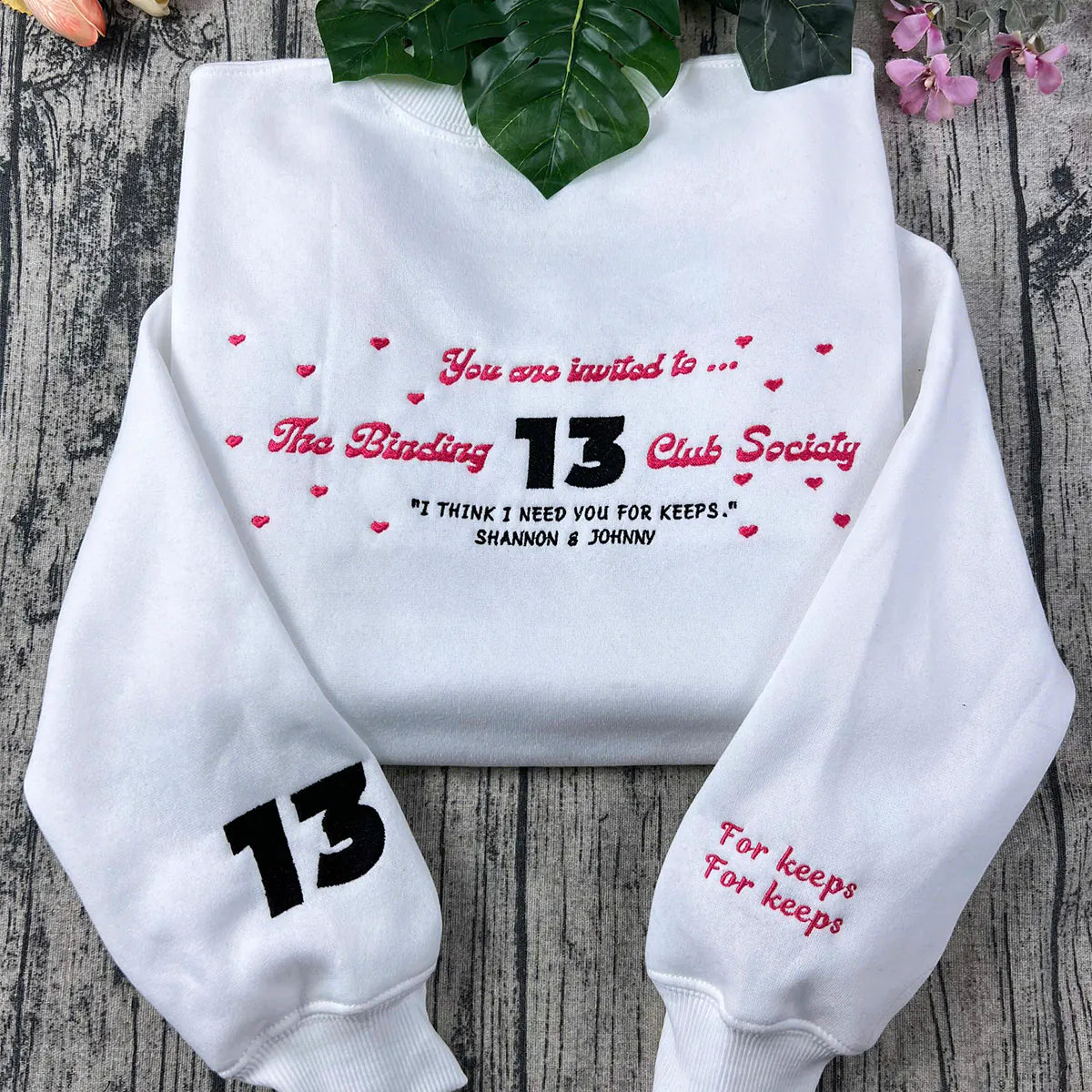 Bookish Boys of Tommen embroidered sweatshirt hoodie for women, perfect for fans of fantasy books and literary-inspired fashion.