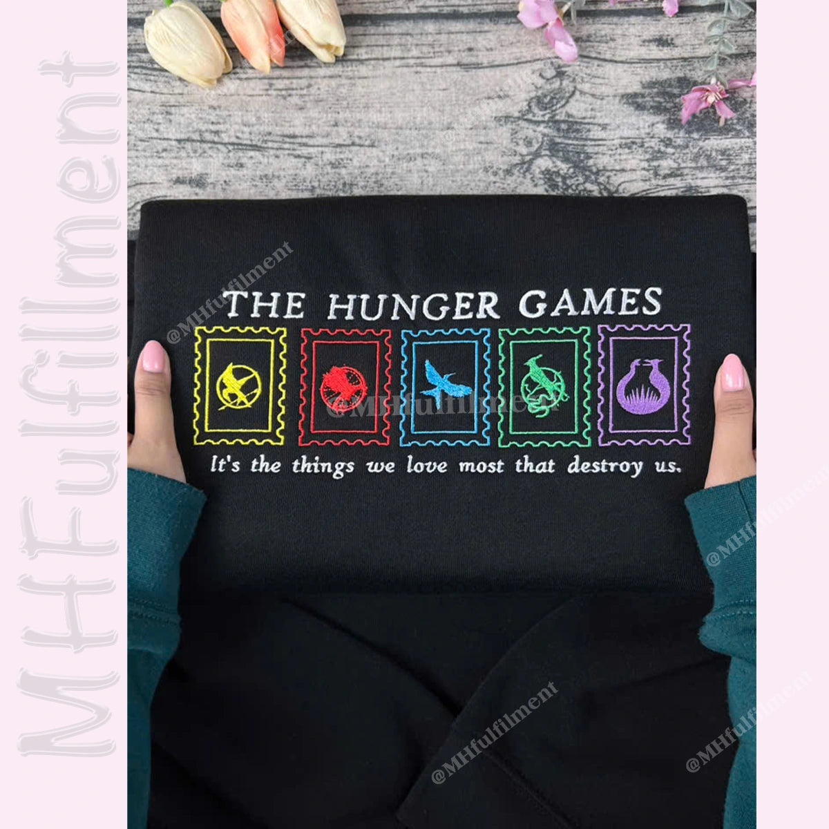 Bookish crewneck hunger games