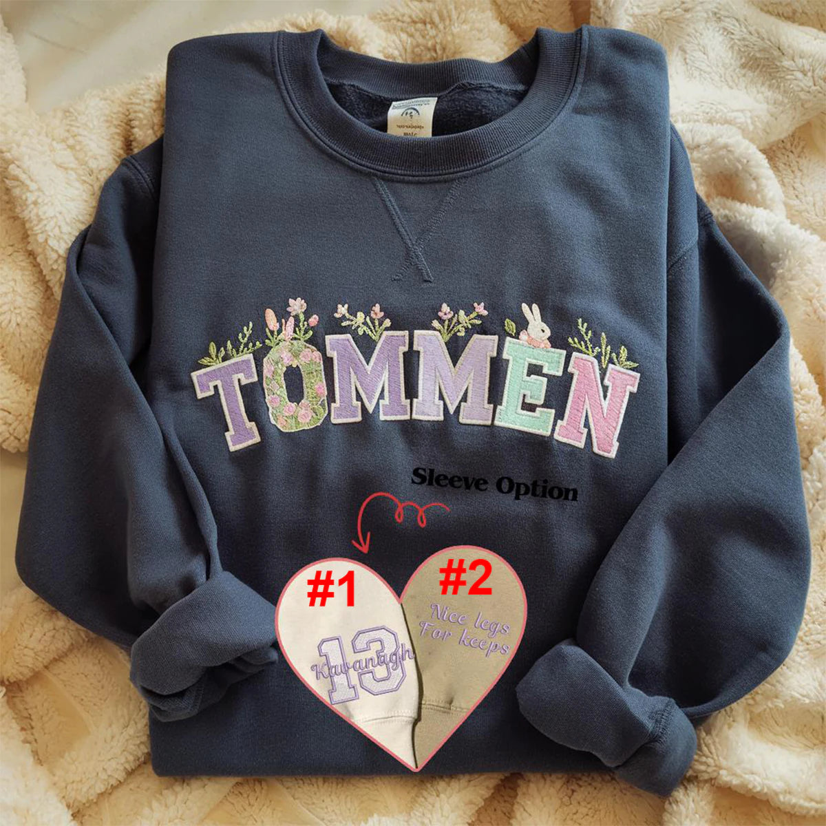 Boys of Tommen embroidered rugby sweatshirt, bookish hoodie casual crewneck for book lovers.