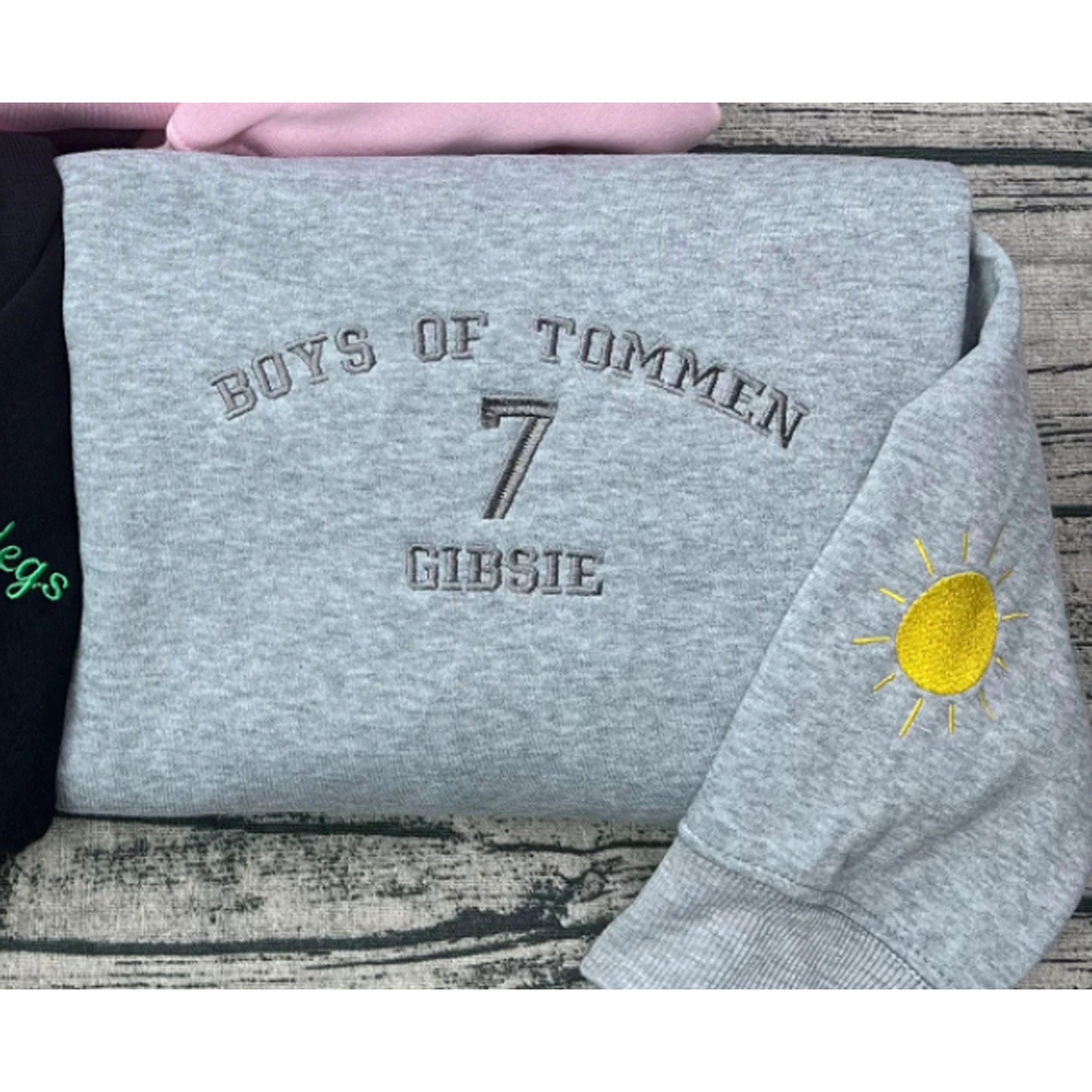 Custom embroidered "Boys of Tommen" sweatshirt