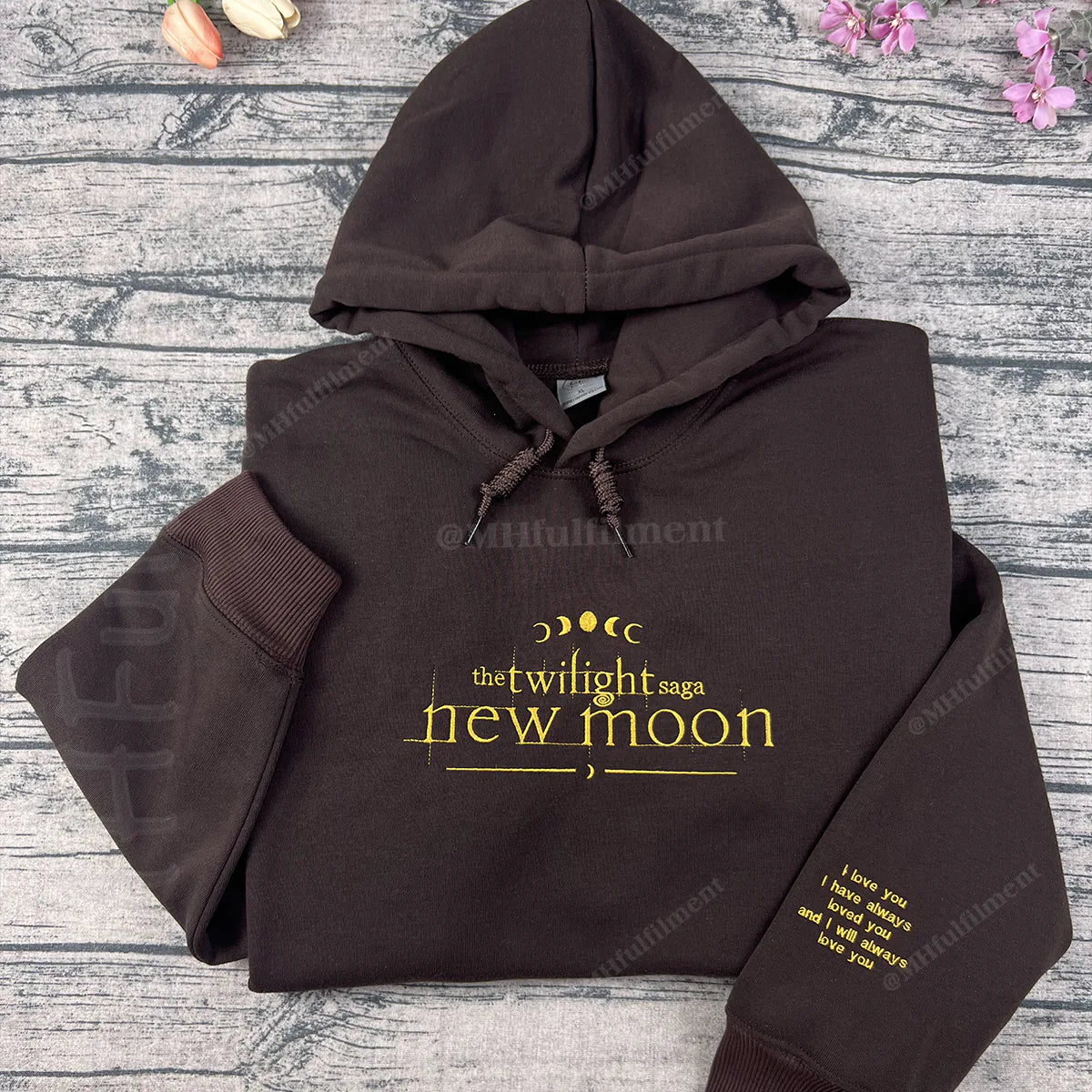 New Moon Twilight sweatshirt for book lovers