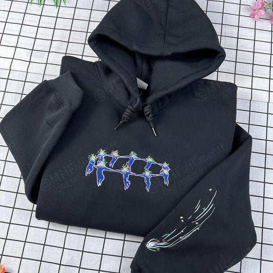 Howl’s Moving Castle embroidered crewneck