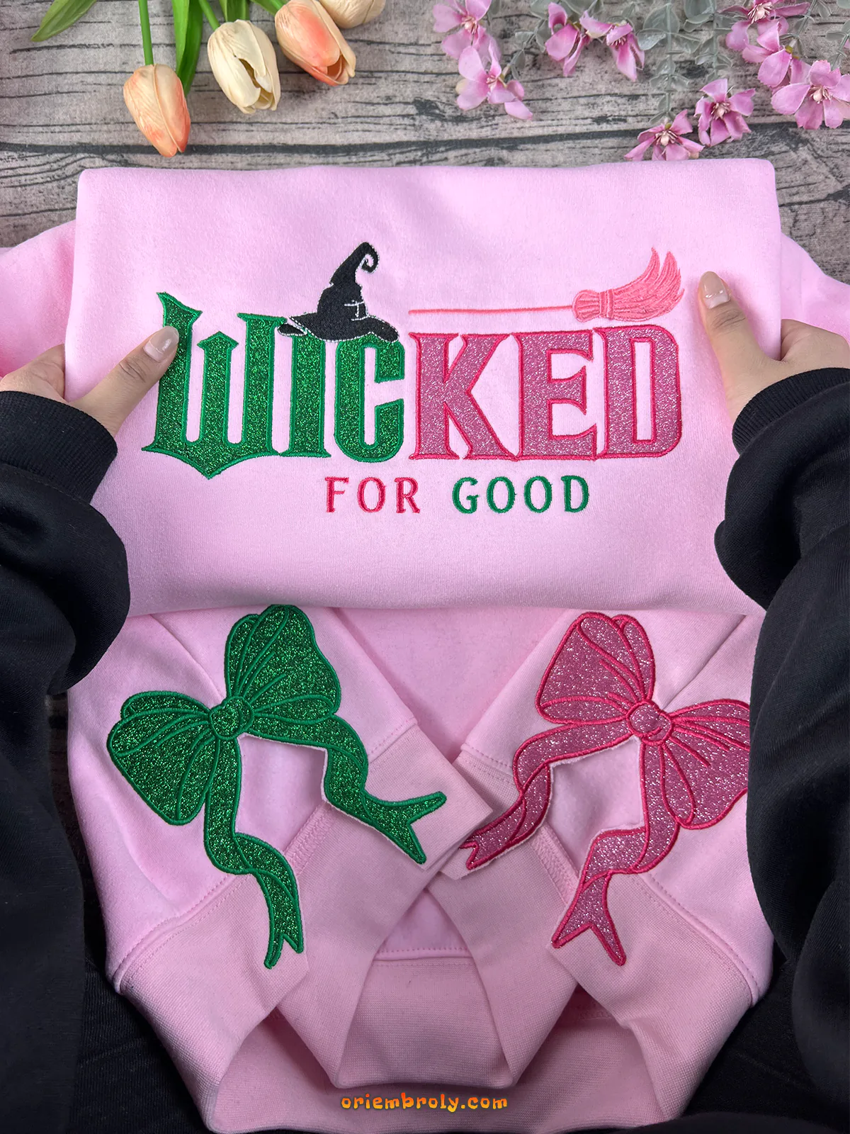 Changed for Good Wicked applique sweater unisex fit