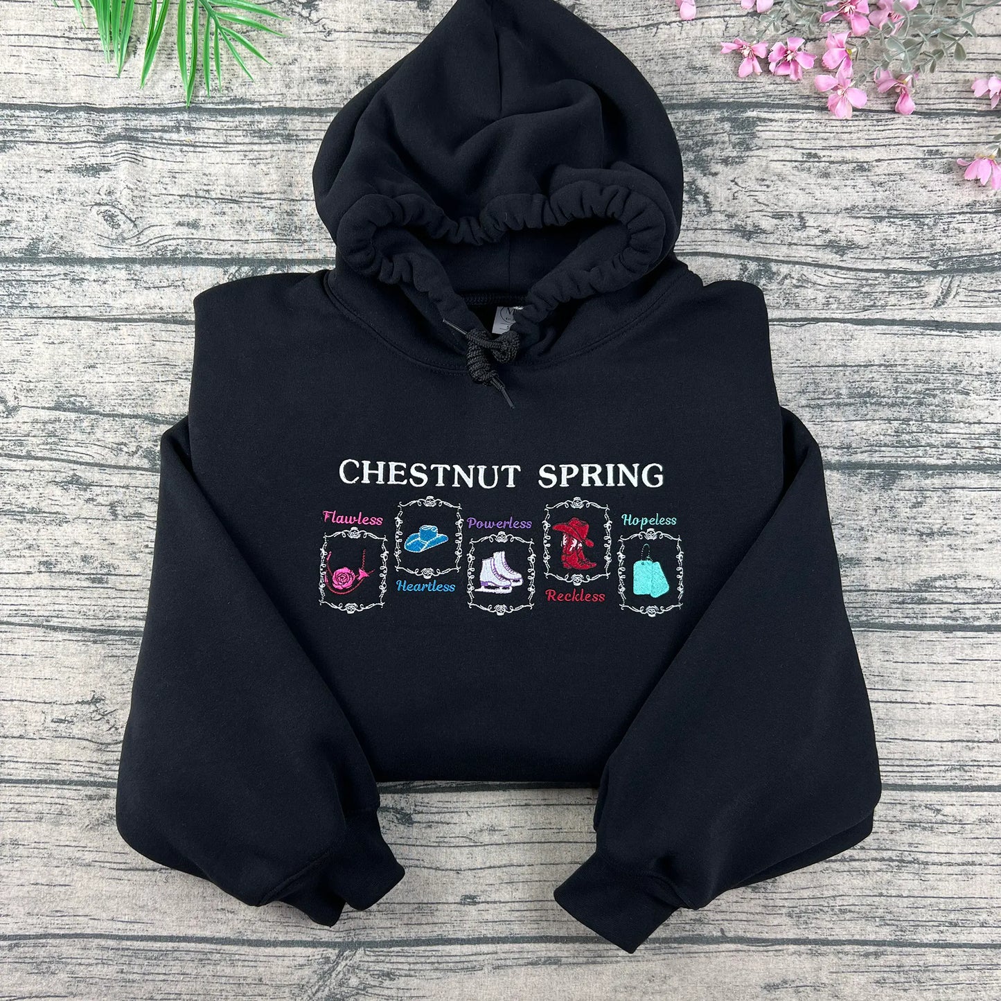 Chestnut Springs Series embroidered sweatshirt – official Elsie Silver cowboy romance merch