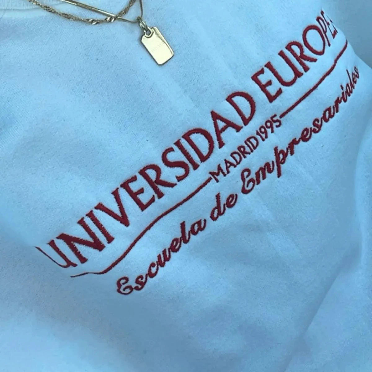 Alumni gift custom sweatshirt with university logo
