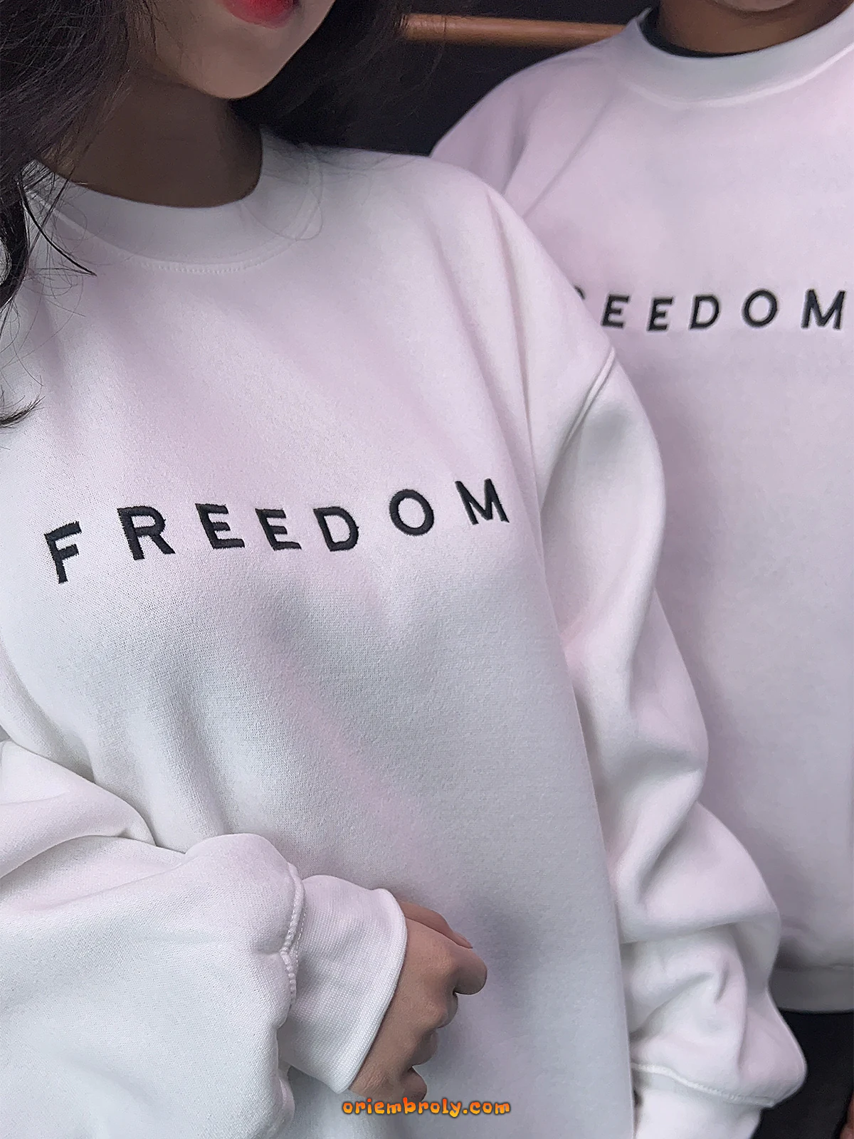 Charlie Kirk Turning Point USA embroidered sweater
