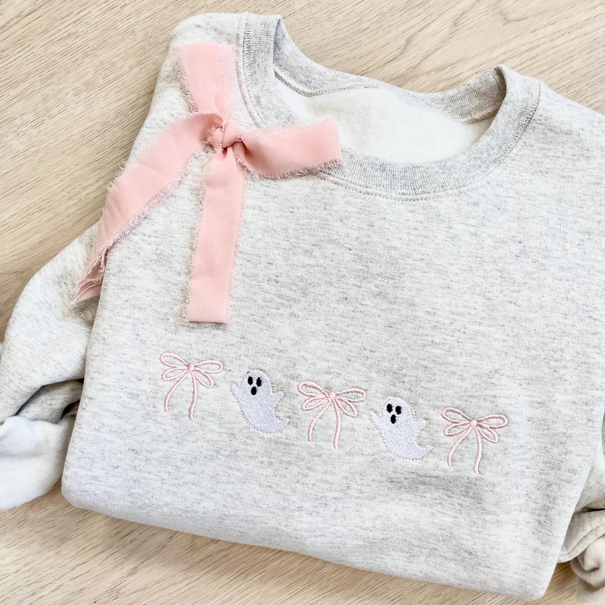 Halloween embroidered sweatshirt cozy gift idea