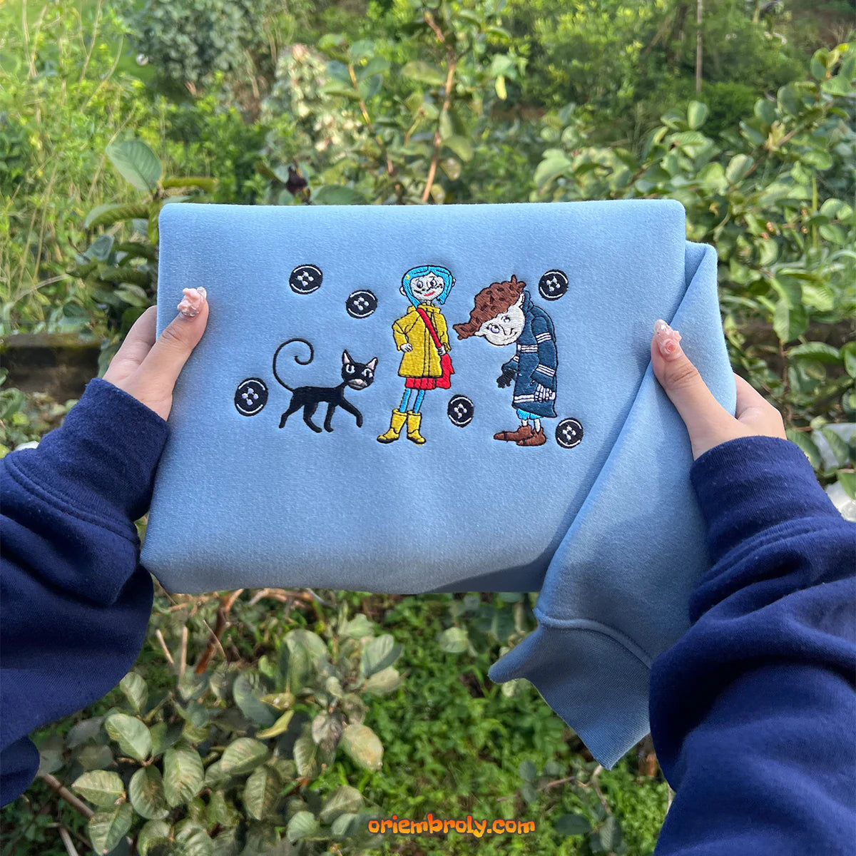 Halloween Coraline costume sweatshirt