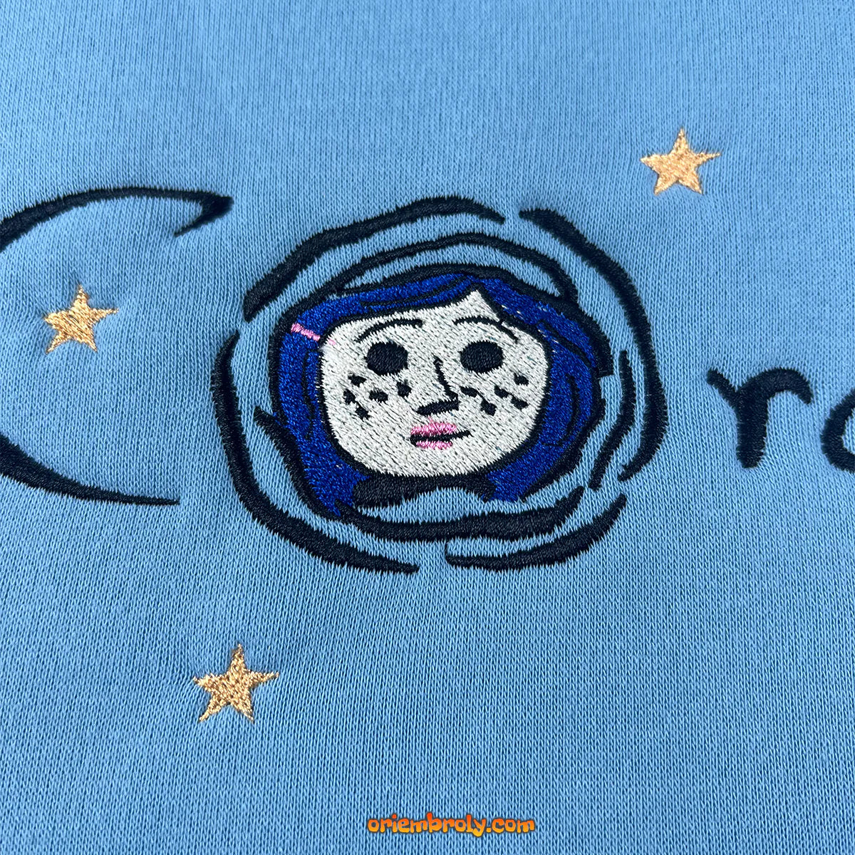 Spooky Coraline hoodie for Halloween fans