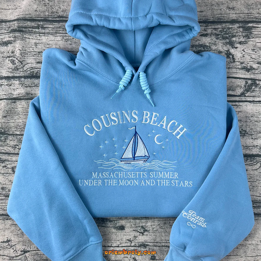 Cousins Beach embroidered sweatshirt inspired by TSITP