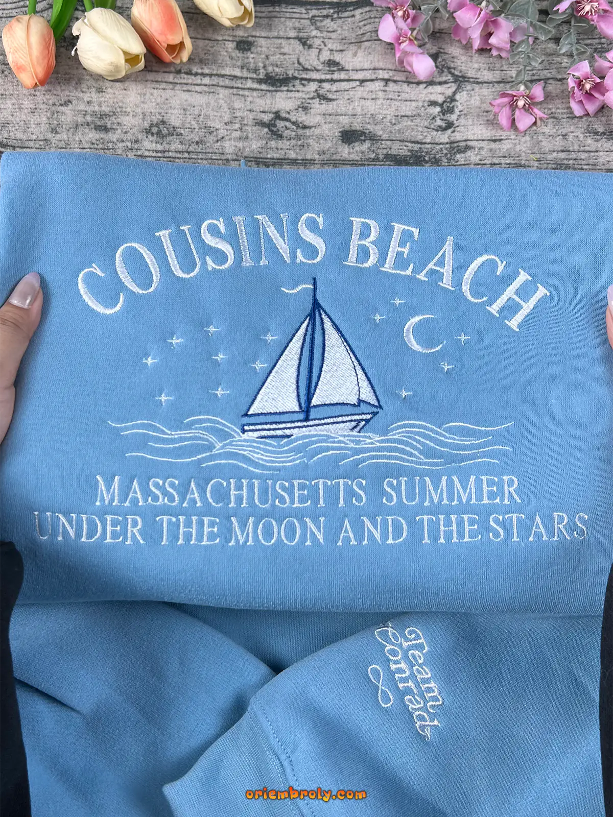 The Summer I Turned Pretty Conrad Fisher embroidered crewneck