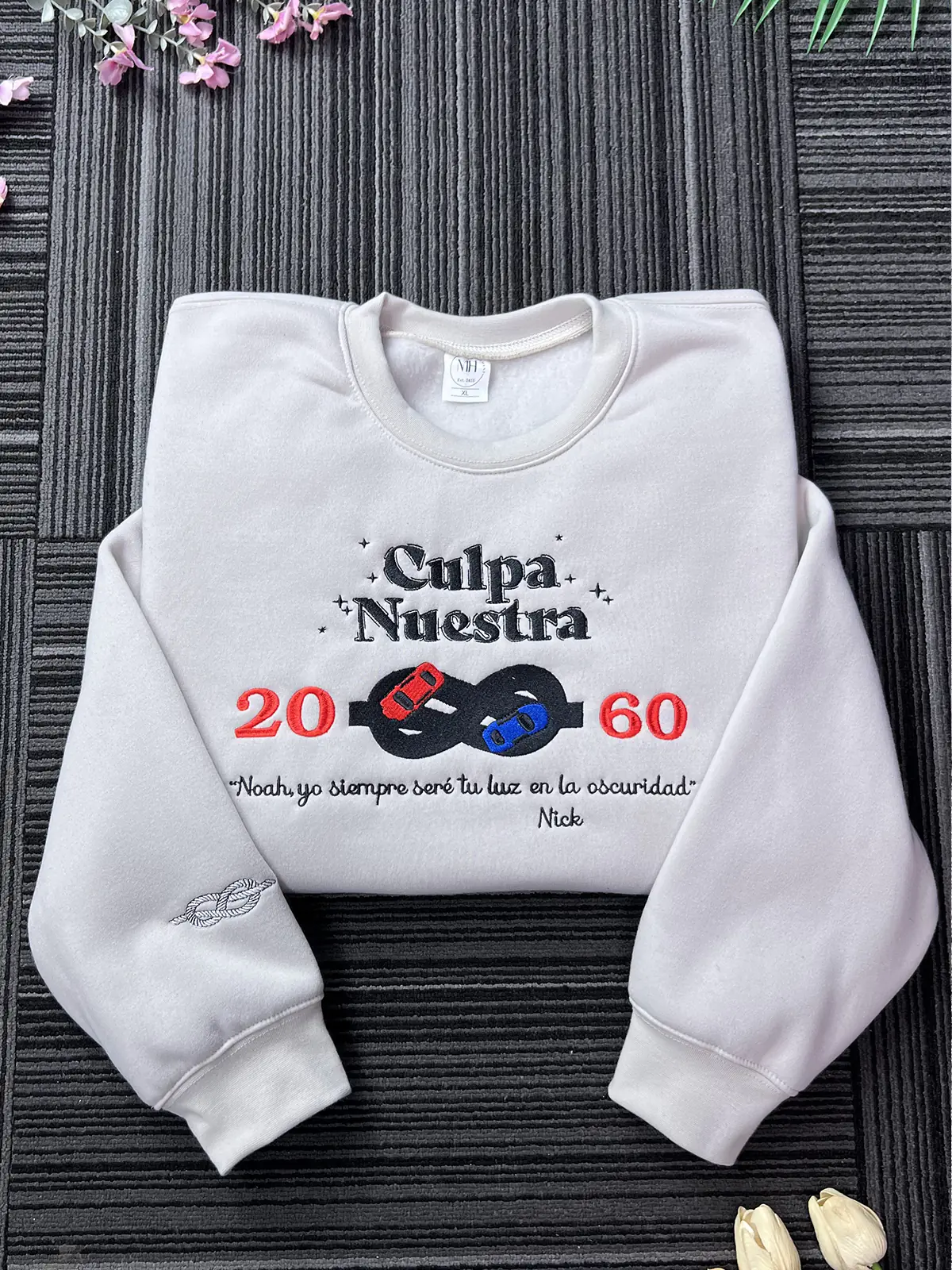 Casual embroidered sweater for women