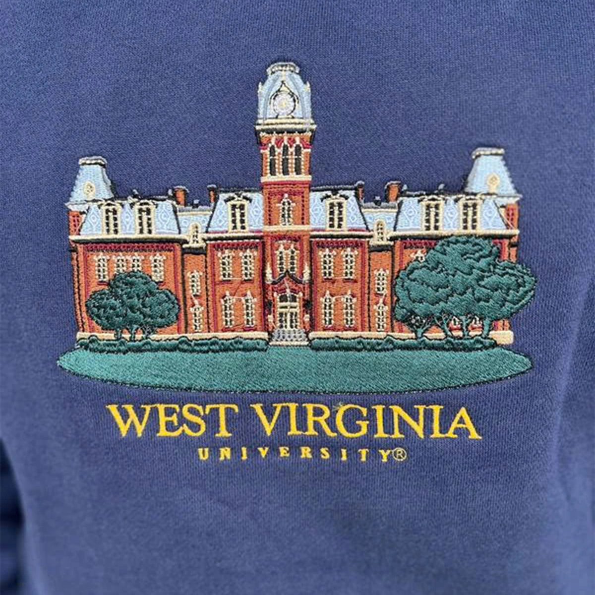Custom College Sweatshirt – Custom Building & Name Embroidery | University Gift