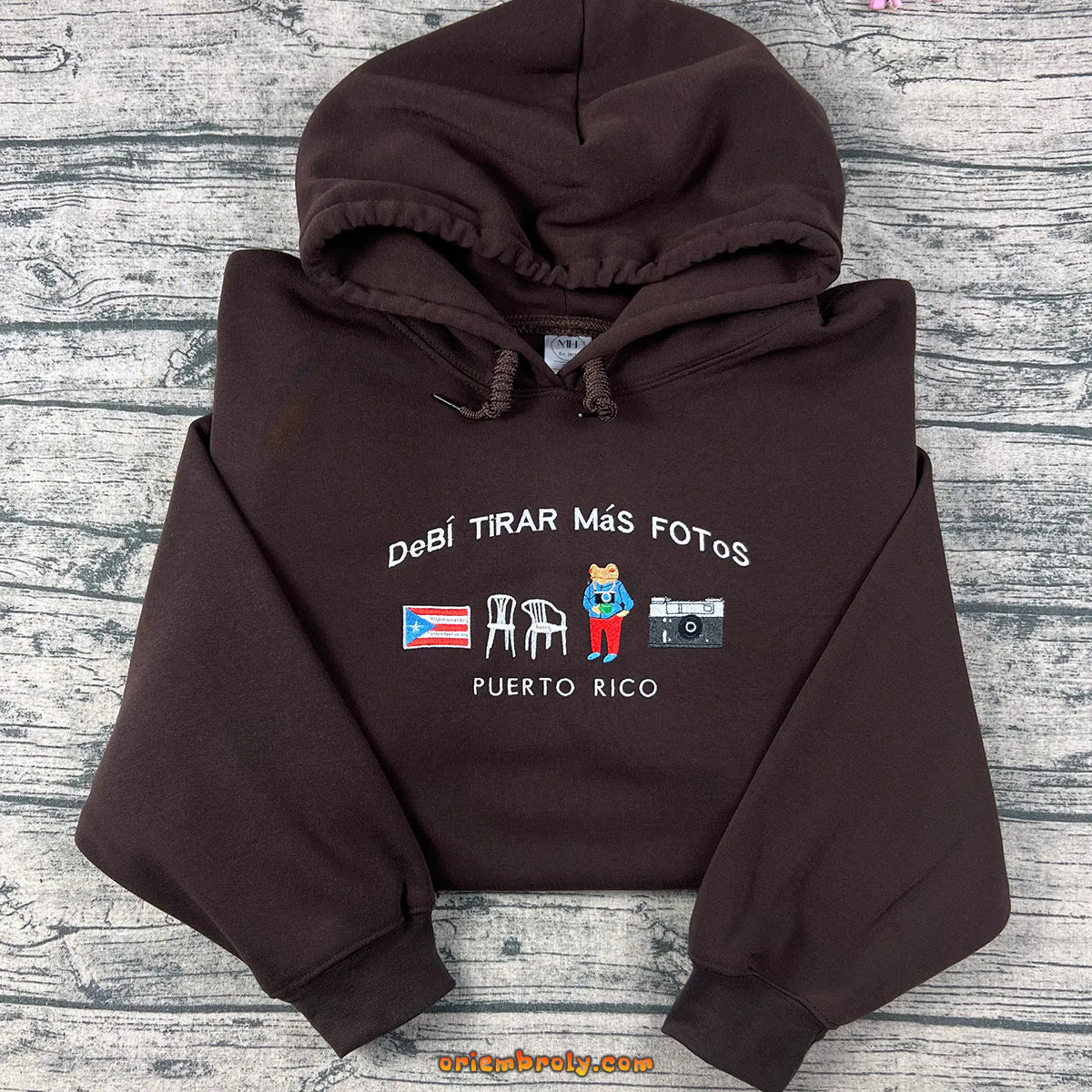 Cozy Puerto Rico embroidered sweater unisex fit