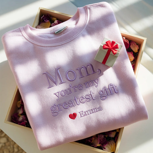 Custom sweatshirt for Mother's Day with school name and logo ORI6008