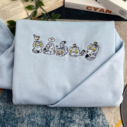 Embroidered Kpop Demon Hunter Tiger Shirt | Saja Boys Hoodie | Tiger and Bird Kpop Sweatshirt