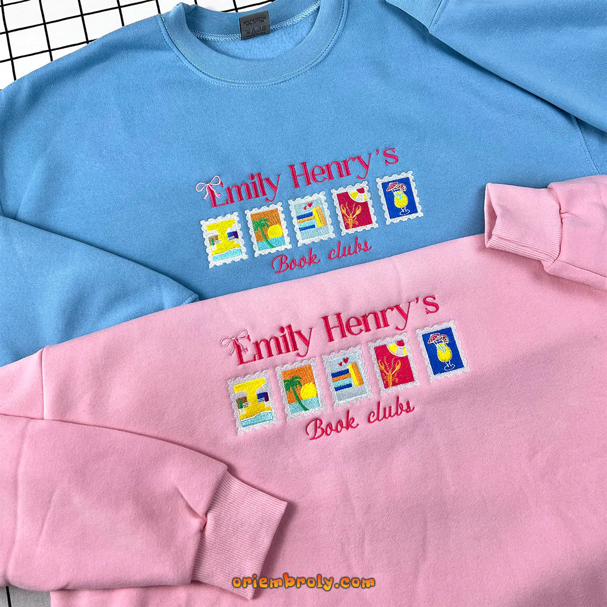 Cozy unisex crewneck sweatshirt for reading nights