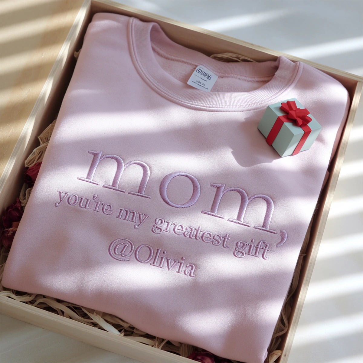 Grandma sweatshirt with embroidered name