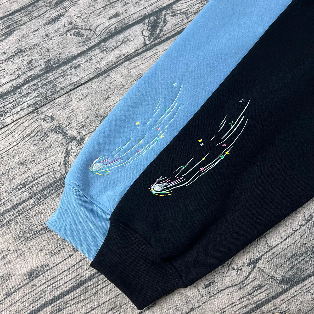 Turnip Head embroidered on cozy anime crewneck