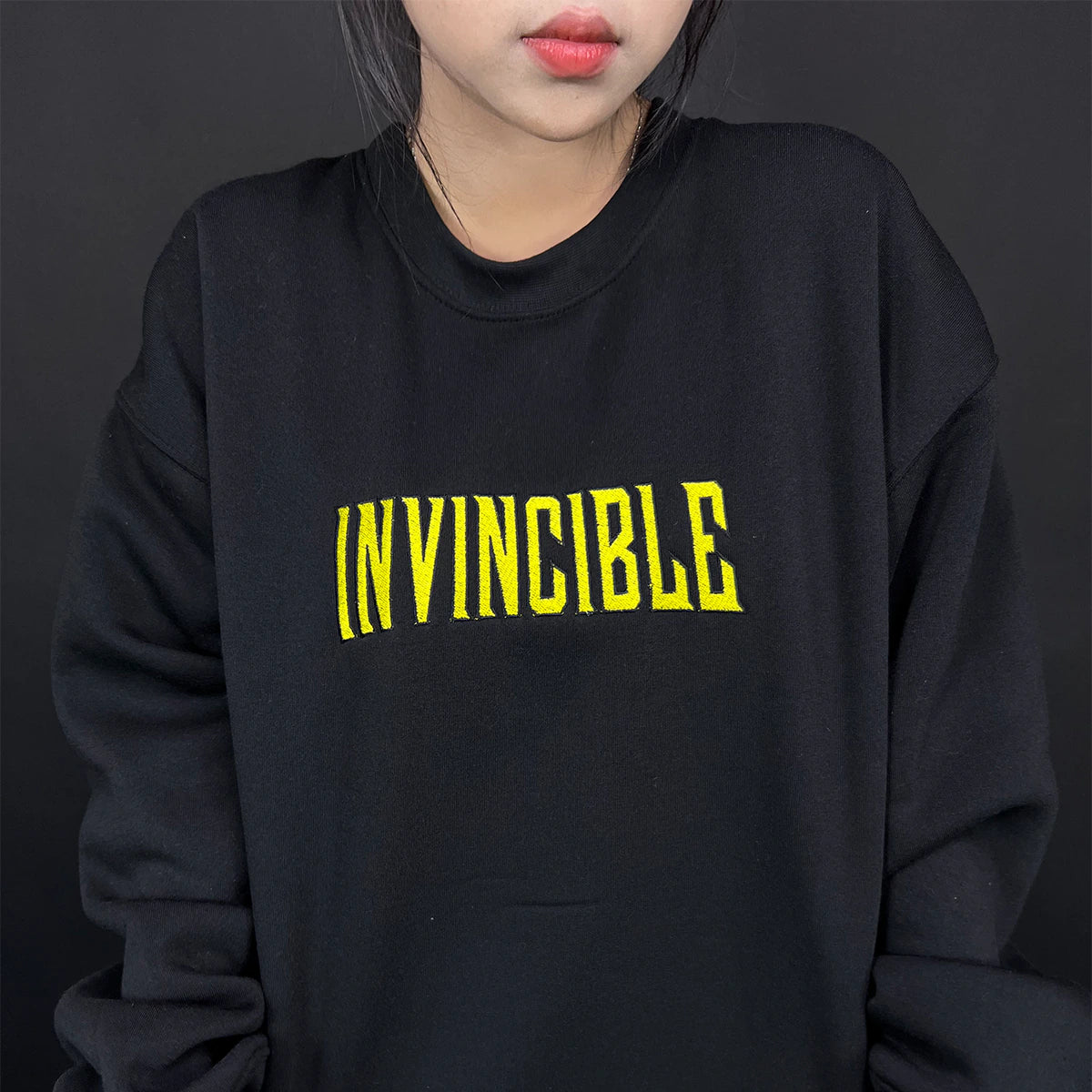 Invincible Superhero Embroidered Sweatshirt - NHPRE001