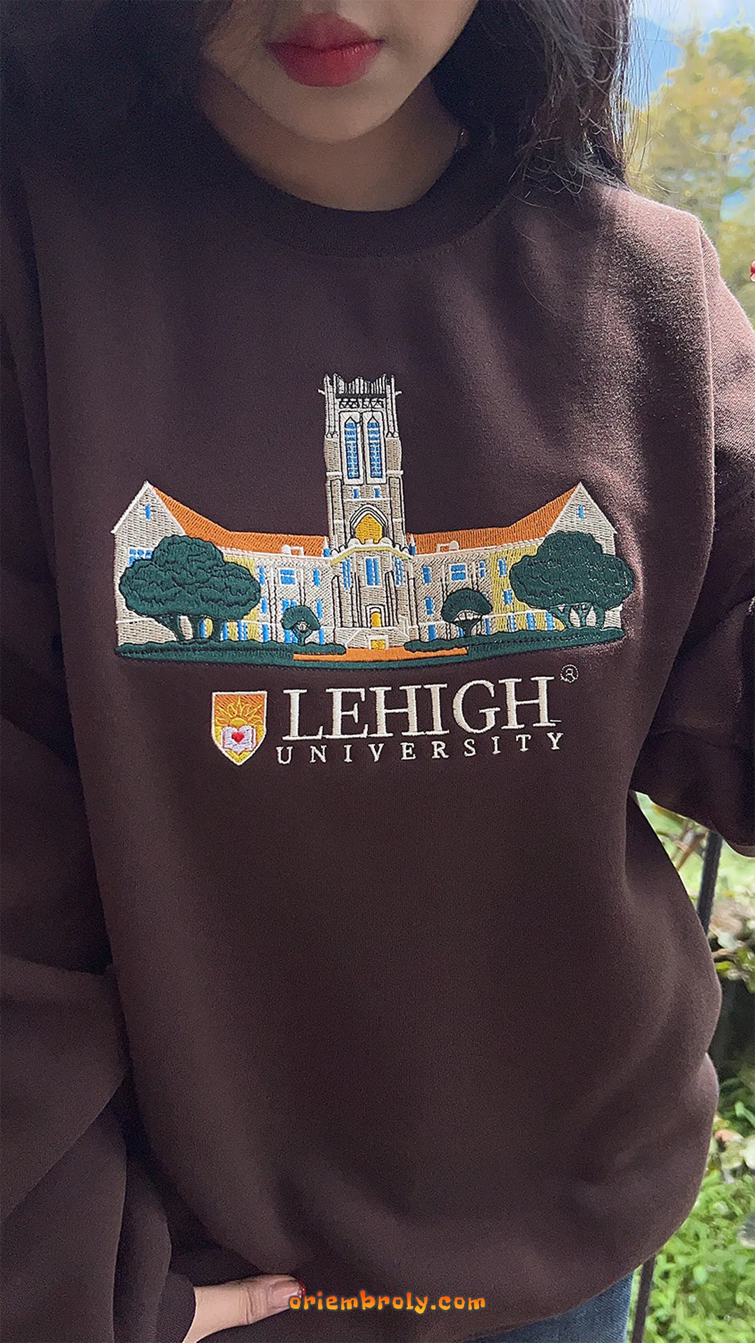 Cozy cotton blend Mountain Hawks sweater