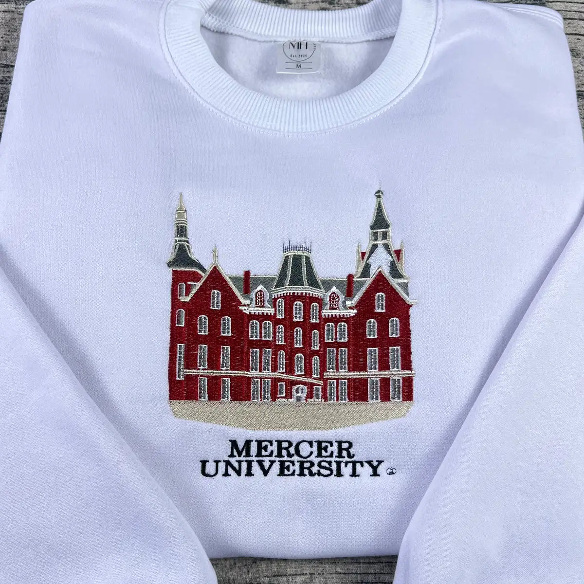 Mercer University Embroidered Sweatshirt | Mercer Bears Hoodie