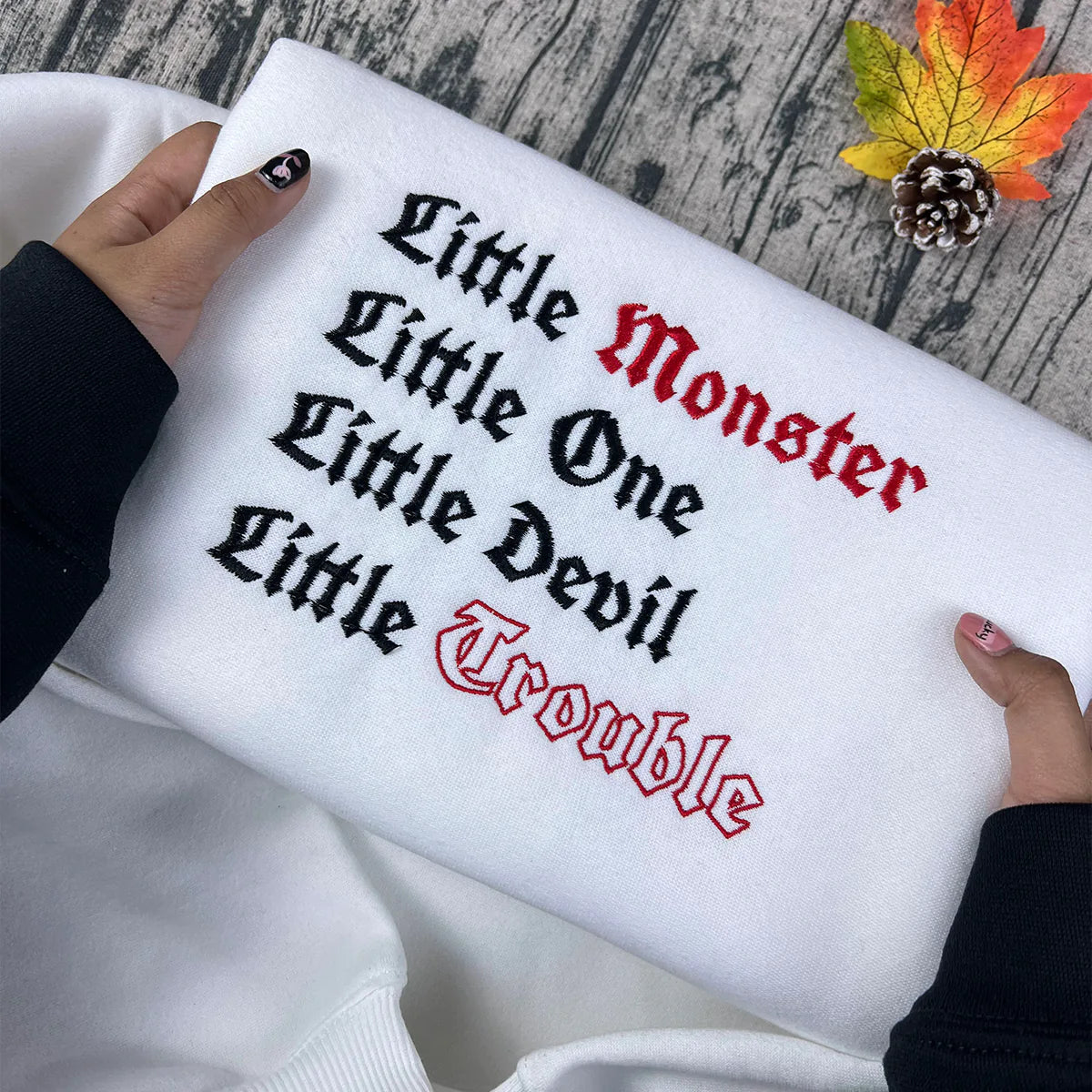 Devil's Night Embroidered Sweatshirt | Will Grayson Hoodie | Penelope Douglas Book Merch