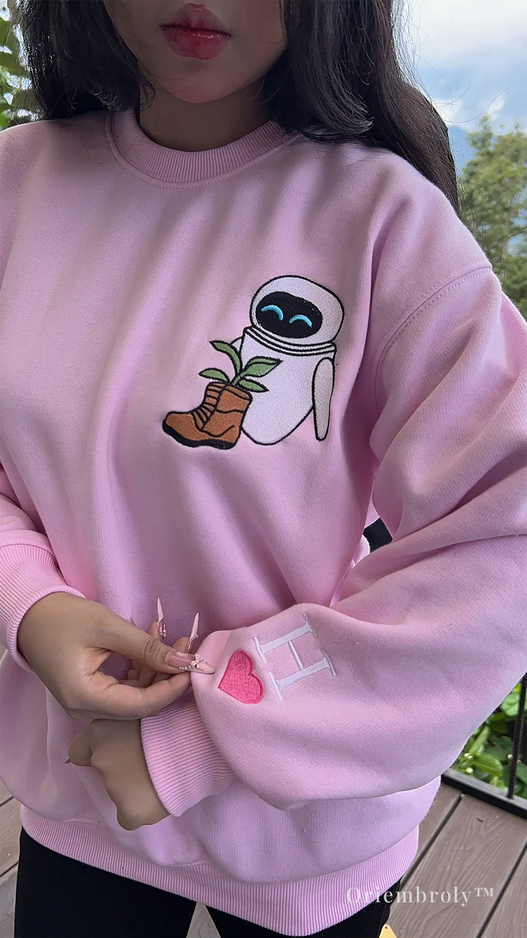 personalized embroidered sweatshirt gift for couples