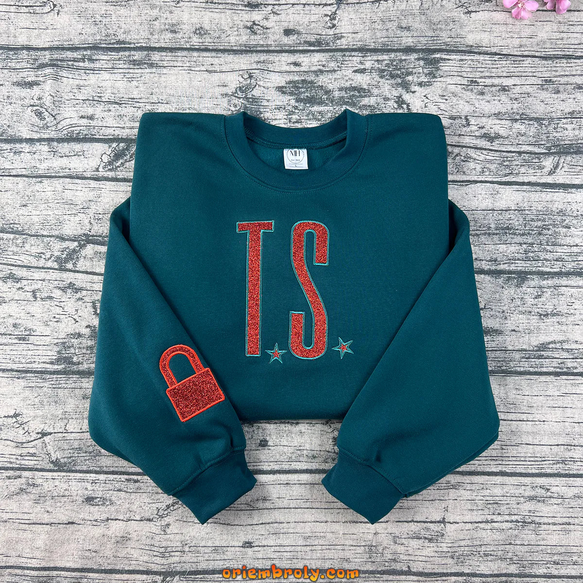 Taylor Swift concert outfit embroidered sweatshirt