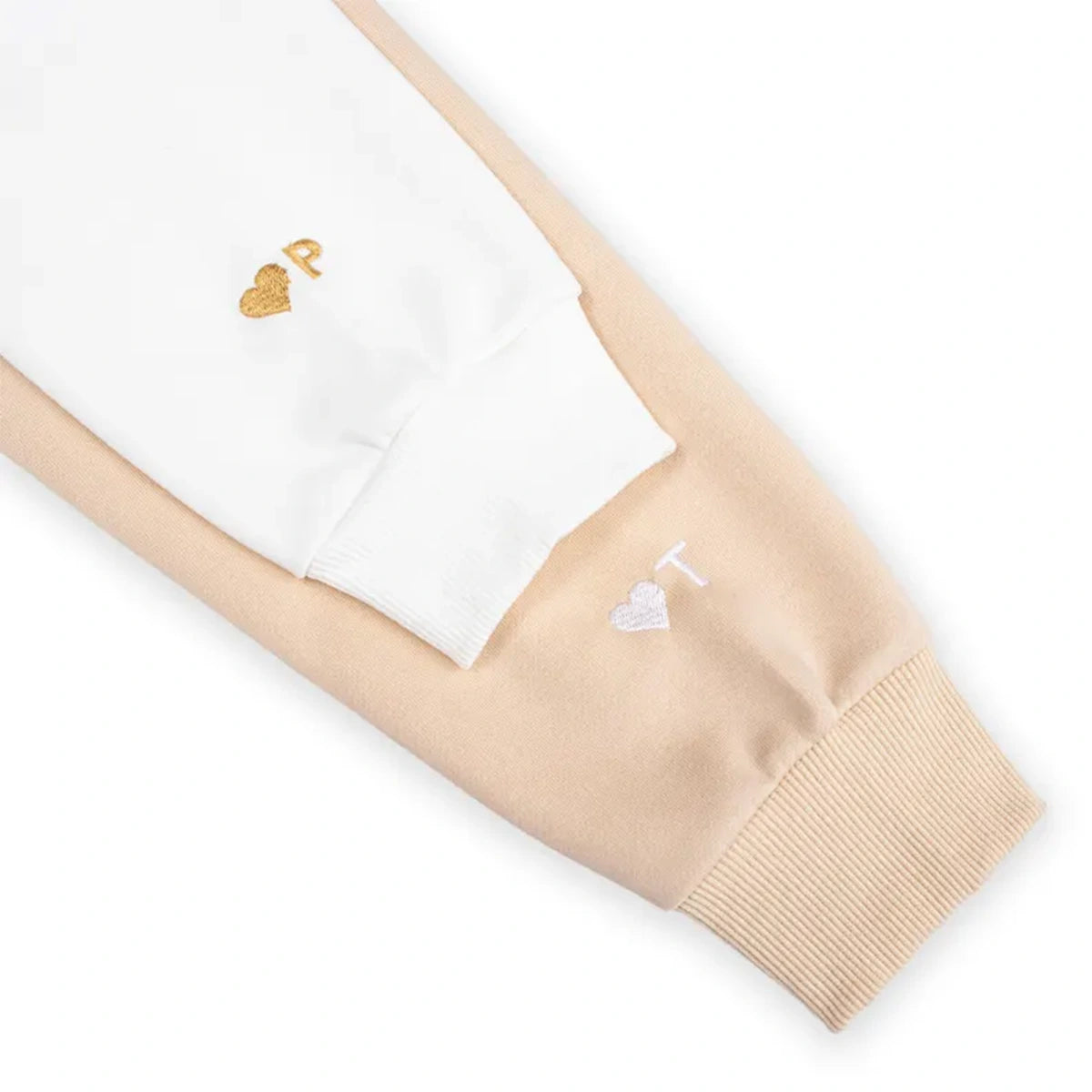 Sleeve - Small embroidered Roman numeral sweatshirt for a subtle and stylish look.