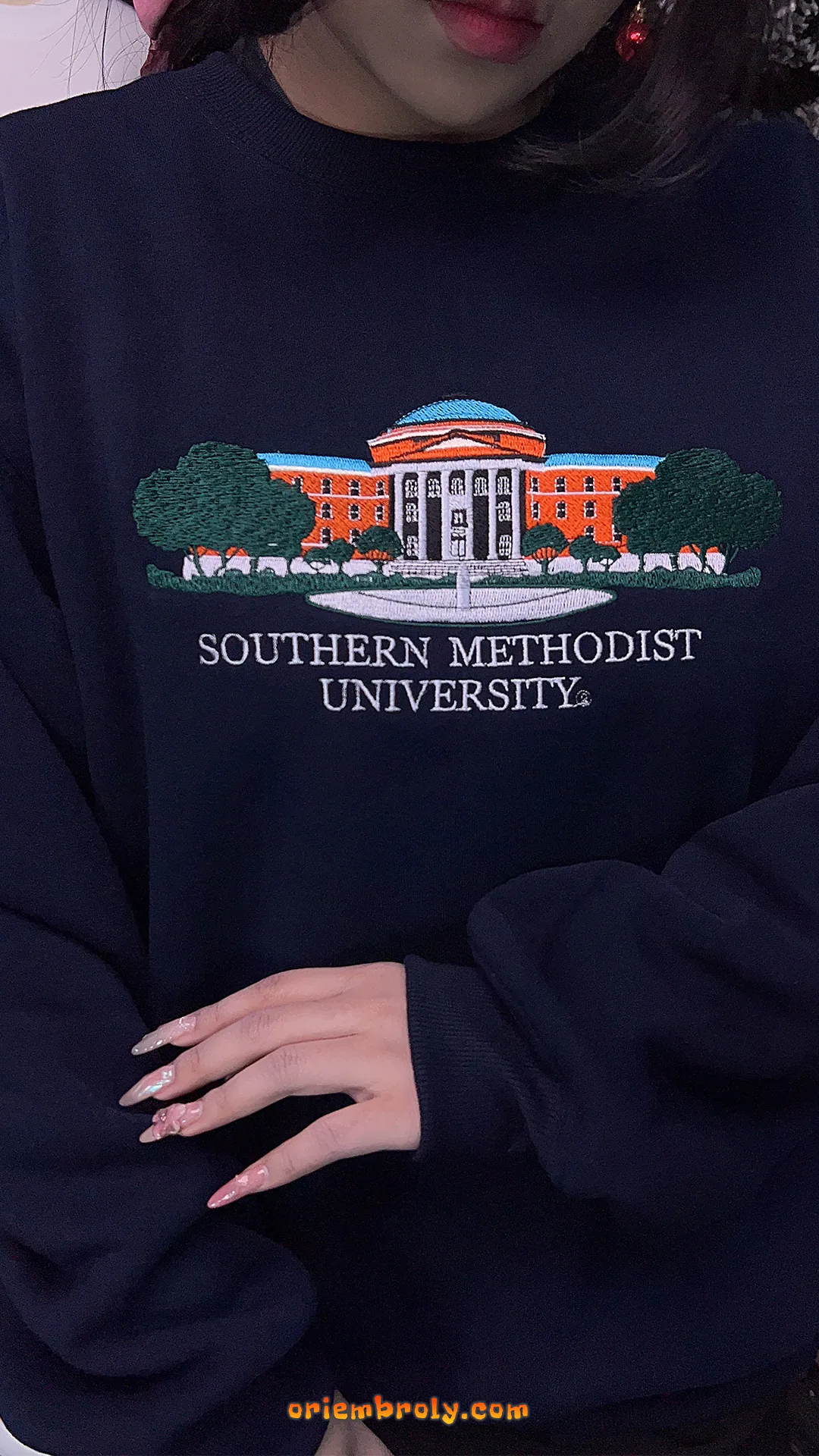 Classic SMU college sweatshirt unisex fit