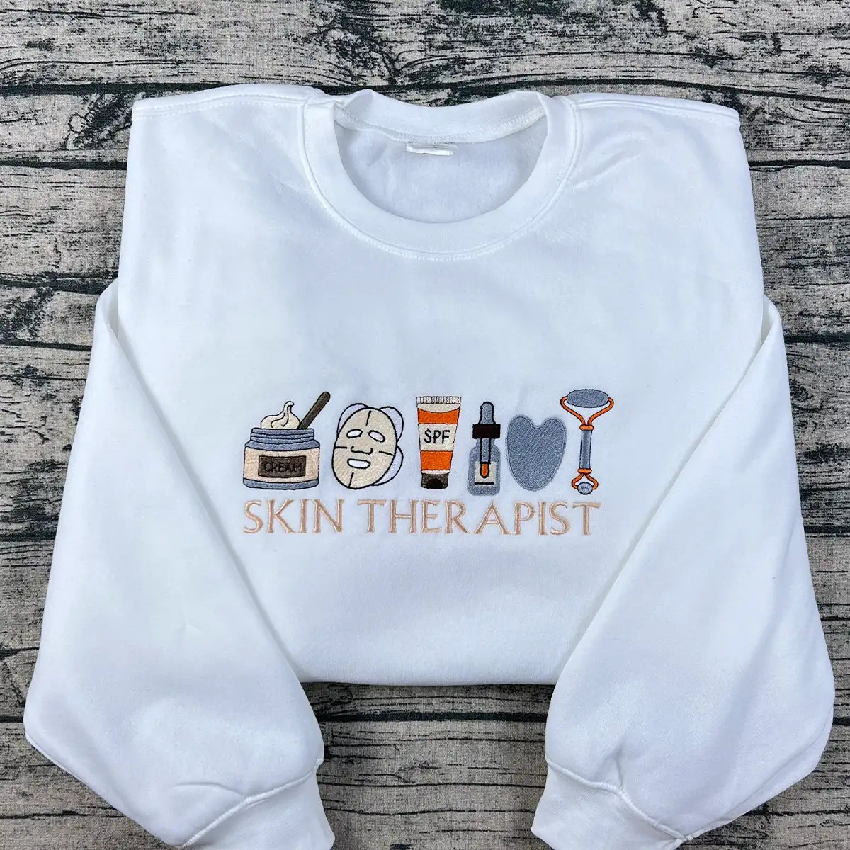 Skin therapist sweatshirt for licensed esthetician