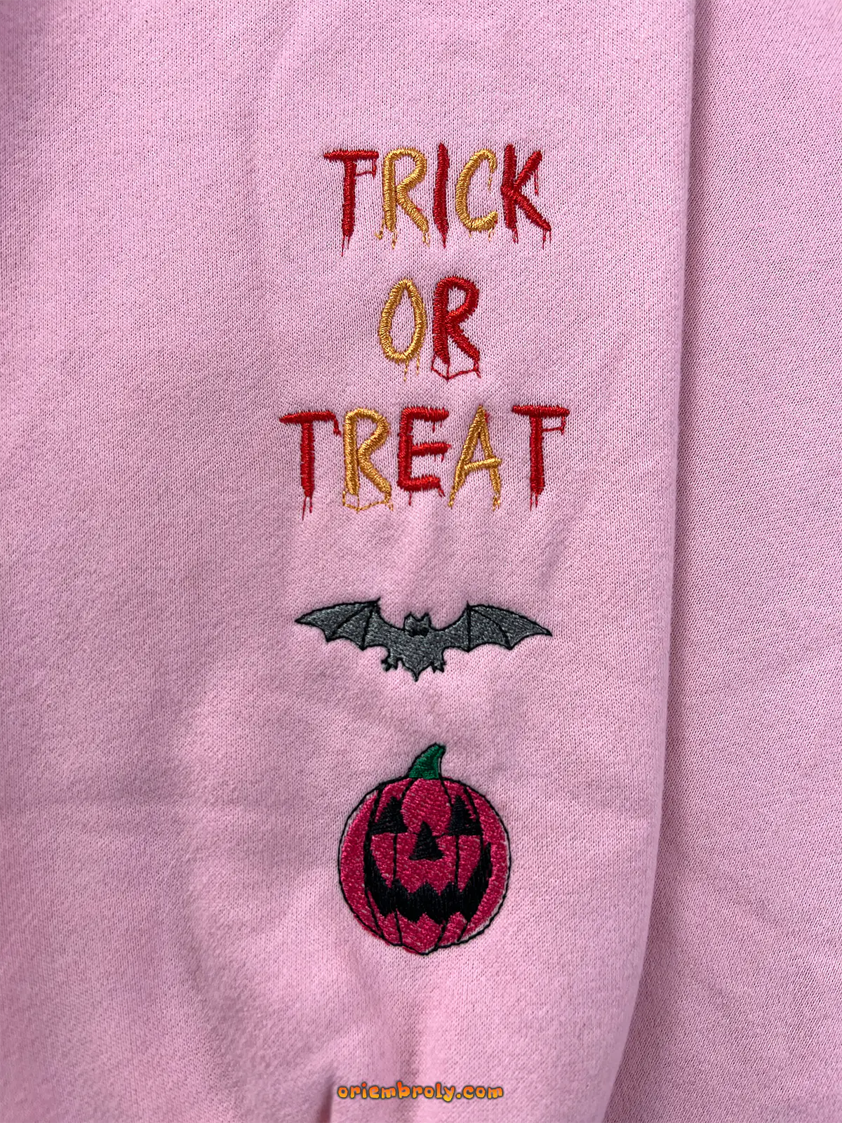 Spooky season funny sweatshirt embroidered design